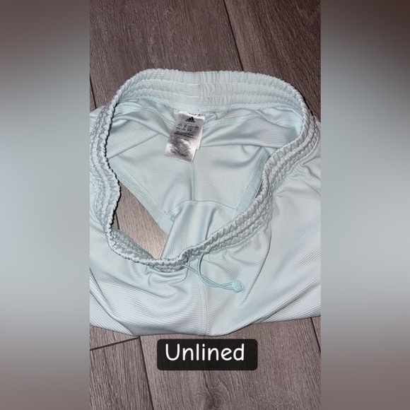 Adidas Women’s Size Medium Aeroready Shorts Light Blue Athletic EUC - Picture 5 of 6